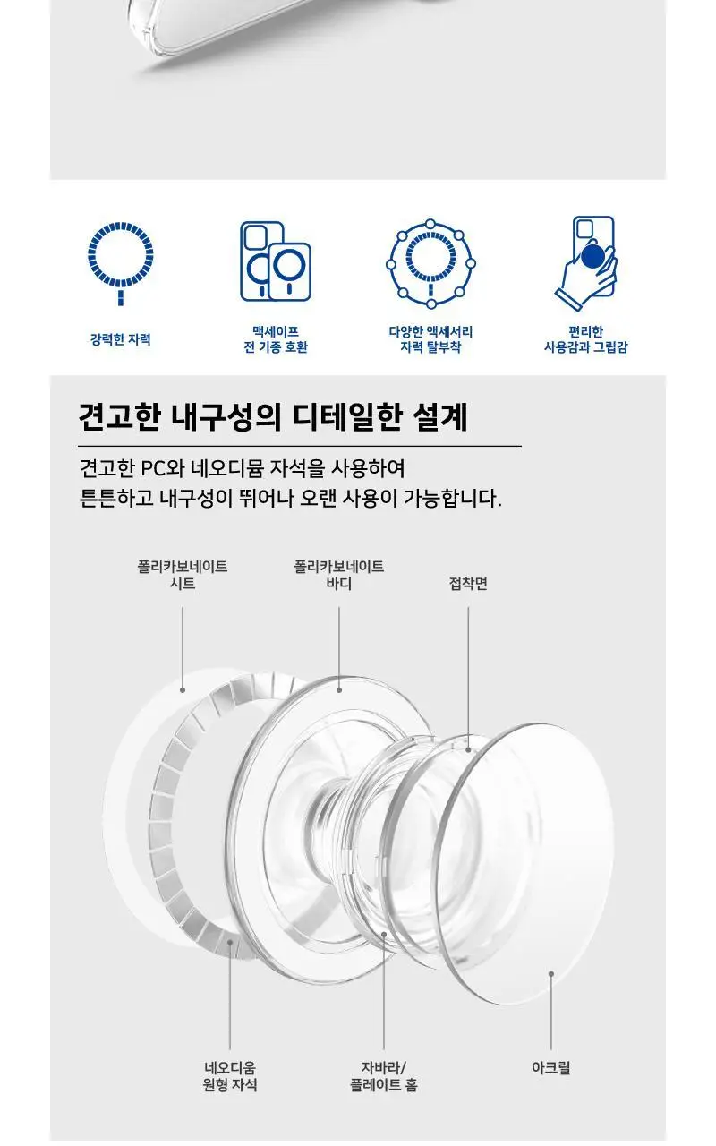 [어프어프X쿵야]주먹밥 치치(맥세이프-아크릴스마트톡) 상세페이지 7